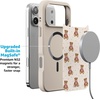 image:imageCasely iPhone 17 Pro Max Case  Citrus Stripes  Poolside Print  Align SoftTouch Flexible Bumper Case  Compatible with MagSafeCuddle Up  Teddy Bear