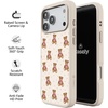image:imageCasely iPhone 17 Pro Max Case  Citrus Stripes  Poolside Print  Align SoftTouch Flexible Bumper Case  Compatible with MagSafeCuddle Up  Teddy Bear