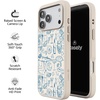 image:imageCasely iPhone 17 Pro Max Case  Citrus Stripes  Poolside Print  Align SoftTouch Flexible Bumper Case  Compatible with MagSafeDolce Vita  Amalfi Aperitivo