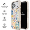 image:imageCasely iPhone 17 Pro Max Case  Citrus Stripes  Poolside Print  Align SoftTouch Flexible Bumper Case  Compatible with MagSafeDolce Vita  Tuscan Tiles