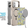 image:imageCasely iPhone 17 Pro Max Case  Citrus Stripes  Poolside Print  Align SoftTouch Flexible Bumper Case  Compatible with MagSafeDream Garden  Cottagecore