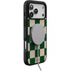 image:imageCasely iPhone 17 Pro Max Case  Citrus Stripes  Poolside Print  Align SoftTouch Flexible Bumper Case  Compatible with MagSafeFit Check  Green Checkerboard