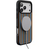 image:imageCasely iPhone 17 Pro Max Case  Citrus Stripes  Poolside Print  Align SoftTouch Flexible Bumper Case  Compatible with MagSafeGo New York  Blue  Orange Stripes