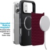 image:imageCasely iPhone 17 Pro Max Case  Citrus Stripes  Poolside Print  Align SoftTouch Flexible Bumper Case  Compatible with MagSafeHeart Noir  Tiny Hearts