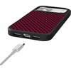 image:imageCasely iPhone 17 Pro Max Case  Citrus Stripes  Poolside Print  Align SoftTouch Flexible Bumper Case  Compatible with MagSafeHeart Noir  Tiny Hearts