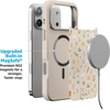 image:imageCasely iPhone 17 Pro Max Case  Citrus Stripes  Poolside Print  Align SoftTouch Flexible Bumper Case  Compatible with MagSafeHoppy Garden  Spring Things