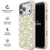 image:imageCasely iPhone 17 Pro Max Case  Citrus Stripes  Poolside Print  Align SoftTouch Flexible Bumper Case  Compatible with MagSafeHydrangea Haze  Floral Garden