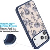 image:imageCasely iPhone 17 Pro Max Case  Citrus Stripes  Poolside Print  Align SoftTouch Flexible Bumper Case  Compatible with MagSafeInk  Iris  Vintage Floral