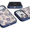 image:imageCasely iPhone 17 Pro Max Case  Citrus Stripes  Poolside Print  Align SoftTouch Flexible Bumper Case  Compatible with MagSafeInk  Iris  Vintage Floral
