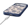 image:imageCasely iPhone 17 Pro Max Case  Citrus Stripes  Poolside Print  Align SoftTouch Flexible Bumper Case  Compatible with MagSafeInk  Iris  Vintage Floral