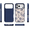 image:imageCasely iPhone 17 Pro Max Case  Citrus Stripes  Poolside Print  Align SoftTouch Flexible Bumper Case  Compatible with MagSafeInk  Iris  Vintage Floral