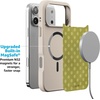 image:imageCasely iPhone 17 Pro Max Case  Citrus Stripes  Poolside Print  Align SoftTouch Flexible Bumper Case  Compatible with MagSafeKiwi Cooler  Poolside Print
