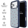 image:imageCasely iPhone 17 Pro Max Case  Citrus Stripes  Poolside Print  Align SoftTouch Flexible Bumper Case  Compatible with MagSafeLove Lines  Blue Stripes