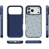 image:imageCasely iPhone 17 Pro Max Case  Citrus Stripes  Poolside Print  Align SoftTouch Flexible Bumper Case  Compatible with MagSafeLove Lines  Blue Stripes