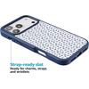 image:imageCasely iPhone 17 Pro Max Case  Citrus Stripes  Poolside Print  Align SoftTouch Flexible Bumper Case  Compatible with MagSafeLovebug  Blue Hearts