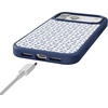 image:imageCasely iPhone 17 Pro Max Case  Citrus Stripes  Poolside Print  Align SoftTouch Flexible Bumper Case  Compatible with MagSafeLovebug  Blue Hearts
