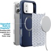 image:imageCasely iPhone 17 Pro Max Case  Citrus Stripes  Poolside Print  Align SoftTouch Flexible Bumper Case  Compatible with MagSafeLovebug  Blue Hearts