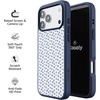 image:imageCasely iPhone 17 Pro Max Case  Citrus Stripes  Poolside Print  Align SoftTouch Flexible Bumper Case  Compatible with MagSafeLovebug  Blue Hearts