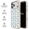 image:imageCasely iPhone 17 Pro Max Case  Citrus Stripes  Poolside Print  Align SoftTouch Flexible Bumper Case  Compatible with MagSafeNantucket Cottage  Blue Hydrangea