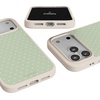 image:imageCasely iPhone 17 Pro Max Case  Citrus Stripes  Poolside Print  Align SoftTouch Flexible Bumper Case  Compatible with MagSafeOn the Dot  Green Polka Dot