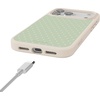 image:imageCasely iPhone 17 Pro Max Case  Citrus Stripes  Poolside Print  Align SoftTouch Flexible Bumper Case  Compatible with MagSafeOn the Dot  Green Polka Dot