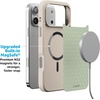 image:imageCasely iPhone 17 Pro Max Case  Citrus Stripes  Poolside Print  Align SoftTouch Flexible Bumper Case  Compatible with MagSafeOn the Dot  Green Polka Dot