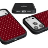 image:imageCasely iPhone 17 Pro Max Case  Citrus Stripes  Poolside Print  Align SoftTouch Flexible Bumper Case  Compatible with MagSafeOn the Dot  Maroon Polka Dot