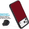 image:imageCasely iPhone 17 Pro Max Case  Citrus Stripes  Poolside Print  Align SoftTouch Flexible Bumper Case  Compatible with MagSafeOn the Dot  Maroon Polka Dot