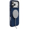 image:imageCasely iPhone 17 Pro Max Case  Citrus Stripes  Poolside Print  Align SoftTouch Flexible Bumper Case  Compatible with MagSafeOn the Dot  Navy Polka Dot
