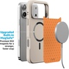 image:imageCasely iPhone 17 Pro Max Case  Citrus Stripes  Poolside Print  Align SoftTouch Flexible Bumper Case  Compatible with MagSafeOn the Dot  Orange Polka Dot
