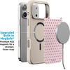 image:imageCasely iPhone 17 Pro Max Case  Citrus Stripes  Poolside Print  Align SoftTouch Flexible Bumper Case  Compatible with MagSafeOn the Dot  Pink Polka Dot