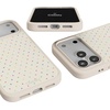 image:imageCasely iPhone 17 Pro Max Case  Citrus Stripes  Poolside Print  Align SoftTouch Flexible Bumper Case  Compatible with MagSafeOn the Dot  Rainbow Polka Dot