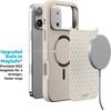 image:imageCasely iPhone 17 Pro Max Case  Citrus Stripes  Poolside Print  Align SoftTouch Flexible Bumper Case  Compatible with MagSafeOn the Dot  Rainbow Polka Dot