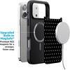 image:imageCasely iPhone 17 Pro Max Case  Citrus Stripes  Poolside Print  Align SoftTouch Flexible Bumper Case  Compatible with MagSafeOn the Dot  White Polka Dot