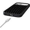 image:imageCasely iPhone 17 Pro Max Case  Citrus Stripes  Poolside Print  Align SoftTouch Flexible Bumper Case  Compatible with MagSafeOn the Dot  White Polka Dot