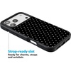 image:imageCasely iPhone 17 Pro Max Case  Citrus Stripes  Poolside Print  Align SoftTouch Flexible Bumper Case  Compatible with MagSafeOn the Dot  White Polka Dot