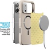 image:imageCasely iPhone 17 Pro Max Case  Citrus Stripes  Poolside Print  Align SoftTouch Flexible Bumper Case  Compatible with MagSafeOn the Dot  Yellow Polka Dot