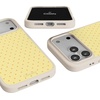 image:imageCasely iPhone 17 Pro Max Case  Citrus Stripes  Poolside Print  Align SoftTouch Flexible Bumper Case  Compatible with MagSafeOn the Dot  Yellow Polka Dot
