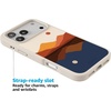 image:imageCasely iPhone 17 Pro Max Case  Citrus Stripes  Poolside Print  Align SoftTouch Flexible Bumper Case  Compatible with MagSafeOpposites Attract  Day  Night Mountains