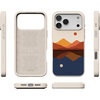 image:imageCasely iPhone 17 Pro Max Case  Citrus Stripes  Poolside Print  Align SoftTouch Flexible Bumper Case  Compatible with MagSafeOpposites Attract  Day  Night Mountains
