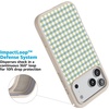 image:imageCasely iPhone 17 Pro Max Case  Citrus Stripes  Poolside Print  Align SoftTouch Flexible Bumper Case  Compatible with MagSafePastel Picnic  Blue  Green Gingham
