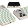 image:imageCasely iPhone 17 Pro Max Case  Citrus Stripes  Poolside Print  Align SoftTouch Flexible Bumper Case  Compatible with MagSafePastel Picnic  Blue  Green Gingham