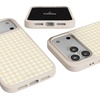 image:imageCasely iPhone 17 Pro Max Case  Citrus Stripes  Poolside Print  Align SoftTouch Flexible Bumper Case  Compatible with MagSafePastel Picnic  Yellow Gingham