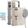 image:imageCasely iPhone 17 Pro Max Case  Citrus Stripes  Poolside Print  Align SoftTouch Flexible Bumper Case  Compatible with MagSafePetite Petals Floral  Dainty Lattice