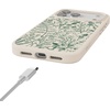 image:imageCasely iPhone 17 Pro Max Case  Citrus Stripes  Poolside Print  Align SoftTouch Flexible Bumper Case  Compatible with MagSafeSage Garden  Green Floral