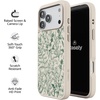 image:imageCasely iPhone 17 Pro Max Case  Citrus Stripes  Poolside Print  Align SoftTouch Flexible Bumper Case  Compatible with MagSafeSage Garden  Green Floral
