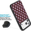 image:imageCasely iPhone 17 Pro Max Case  Citrus Stripes  Poolside Print  Align SoftTouch Flexible Bumper Case  Compatible with MagSafeSpotted in SoHo  Burgundy Polka Dot