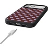 image:imageCasely iPhone 17 Pro Max Case  Citrus Stripes  Poolside Print  Align SoftTouch Flexible Bumper Case  Compatible with MagSafeSpotted in SoHo  Burgundy Polka Dot