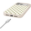 image:imageCasely iPhone 17 Pro Max Case  Citrus Stripes  Poolside Print  Align SoftTouch Flexible Bumper Case  Compatible with MagSafeSpotted in SoHo  Green Polka Dot