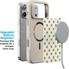 image:imageCasely iPhone 17 Pro Max Case  Citrus Stripes  Poolside Print  Align SoftTouch Flexible Bumper Case  Compatible with MagSafeSpotted in SoHo  Green Polka Dot